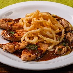 Филе индейки с овощами