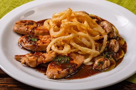 Филе индейки с овощами