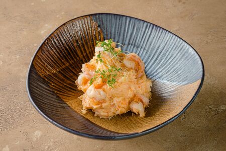 Японский картофельный с тигровыми креветками