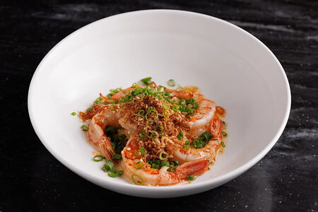 Чесночные креветки