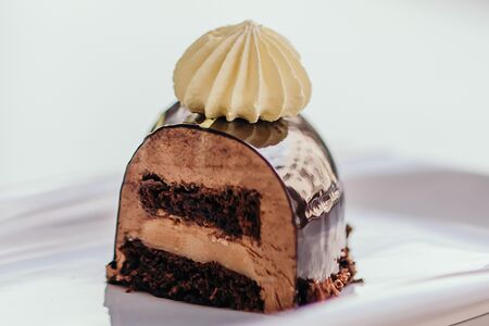 Тортик шоколадно-банановый