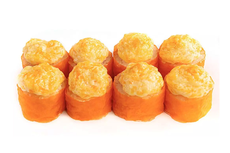 Запеченный ролл с курицей