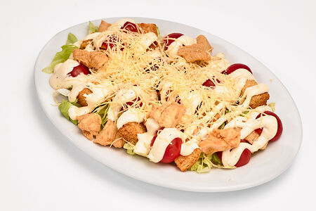 Салат Цезарь с курицей