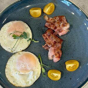 Яичница с беконом