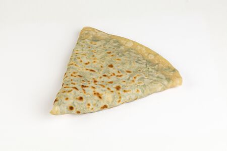 Кутаб с зеленью и творогом