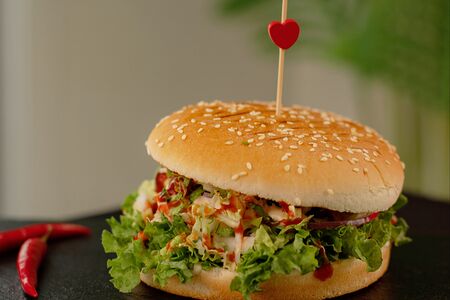 Мужской бургер