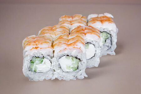 Филадельфия с креветками 