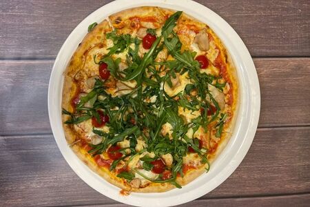 Пицца Скаморца с цыпленком