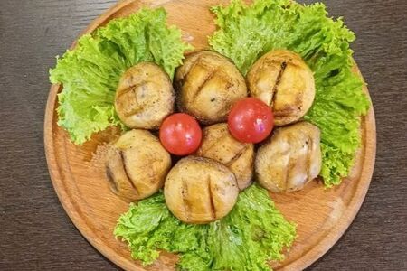 Шашлык из шампиньонов