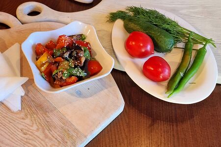 Тёплый салат 