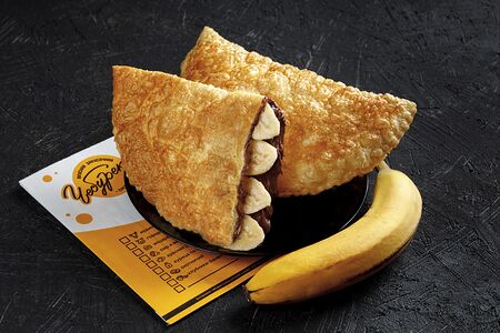 С нутеллой и бананом