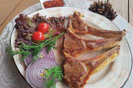 Шашлык из бараньих ребрышек