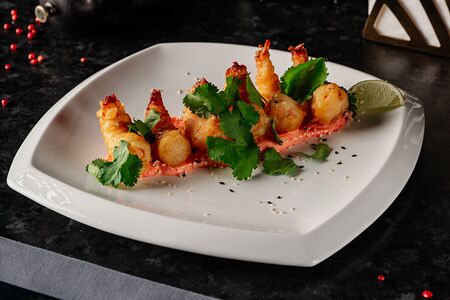 Креветки Спайси-темпура 