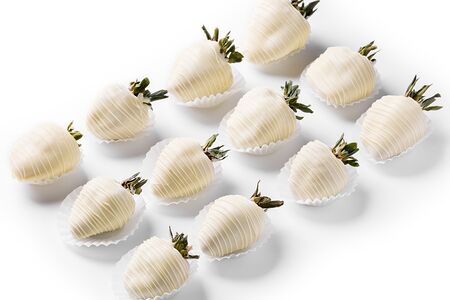 Клубника в белом шоколаде 