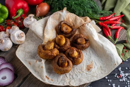 Шампиньоны на углях