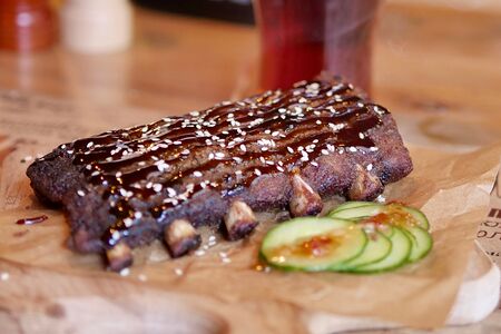 Свиные рёбра Терияки