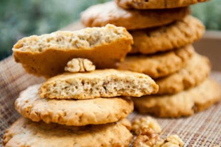 Печенье сабле с грецким орехом