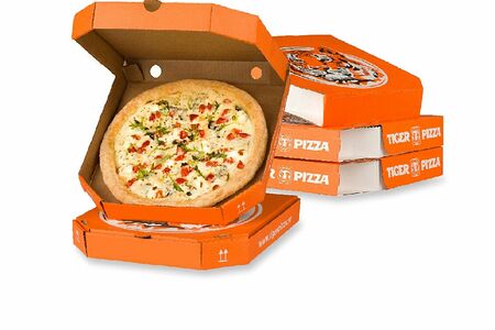 Комбо 5 пиццы 25 см ( Три сыра М, Карбонара М, Гарлик и сыр М, Жюльен М, Ветчинная М)