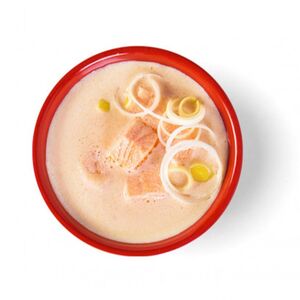 Крем-суп с лососем