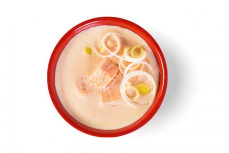 Крем-суп с лососем