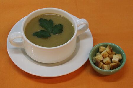 Суп-пюре из шампиньонов