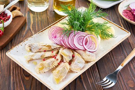 Филе сельди с картофелем