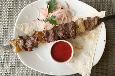 Шашлык из говядины