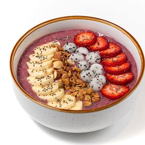 Смузи-боул клубника-банан