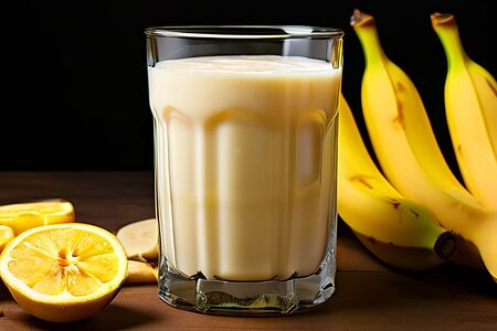 Молочный коктейль банановый