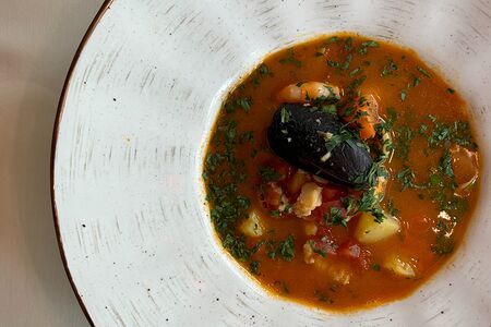 Марсельский суп с морепродуктами