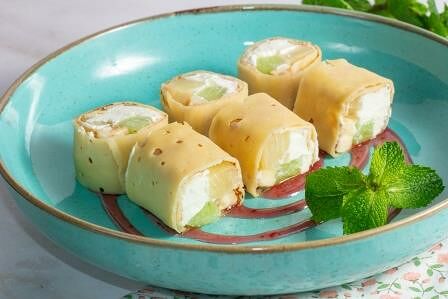 Сладкий ванилный ролл