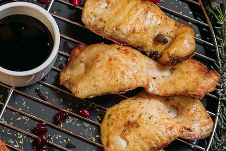 Шашлык из каспийского осетра