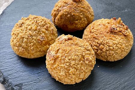 Профитроли с кремом пломбир