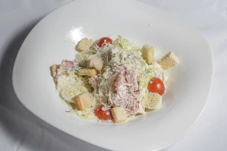 Салат с беконом