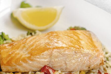 Лосось гриль