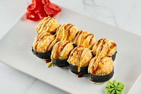  Спайси-ролл с крабом