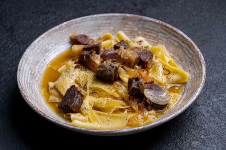 Бешбармак с сушёным мясом