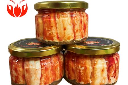 Фаланги краба Камчатского в собственном соку