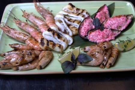 Микс гриль с морепродуктами