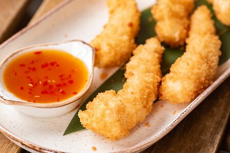 Креветки тигровые (темпура)