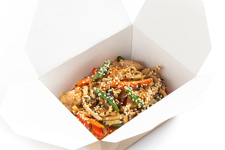 Удон со свининой