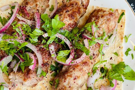 Люля-кебаб из свинины с говядиной