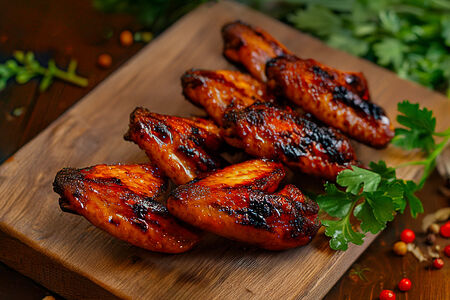 Шашлык из куриных крылышек