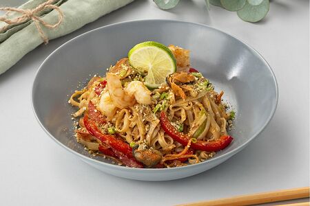 Удон мини с грибами и моцареллой