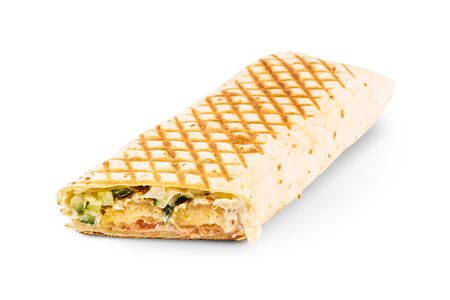 Шаверма в тортилье стандартная с сырными палочками