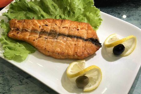 Стейк из семги