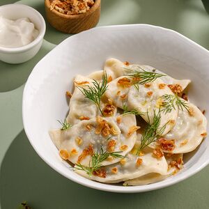 Вареники с картофелем и грибами