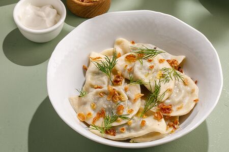 Вареники с картофелем и грибами