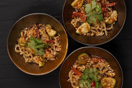 Удон с овощами