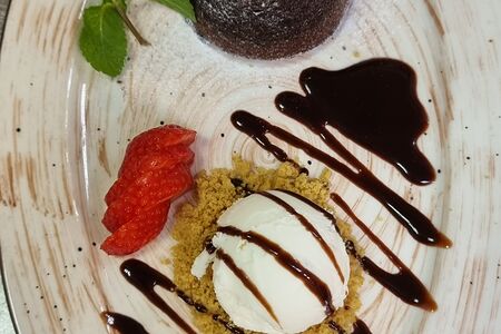 Шоколадный фондан